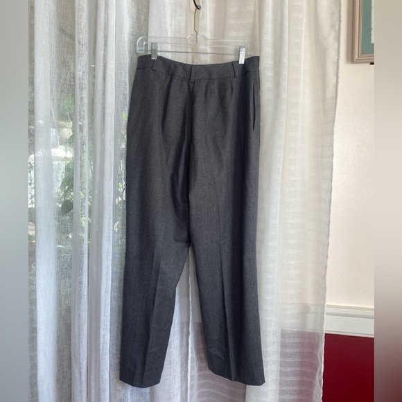 bbzipper New Macy 100% Wool Gray Dress Trousers Size 12 - Picture 7 of 14